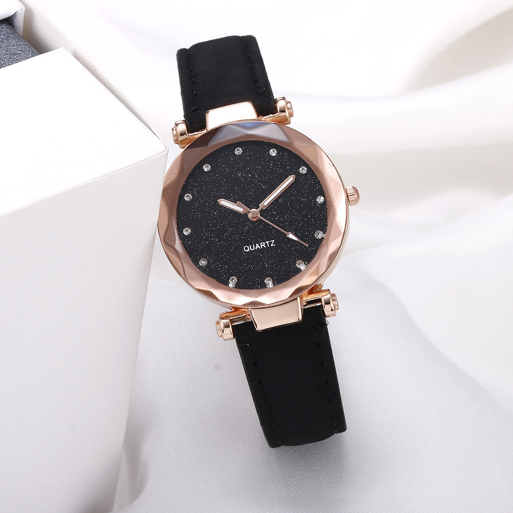 Starry Elegance Round Watch