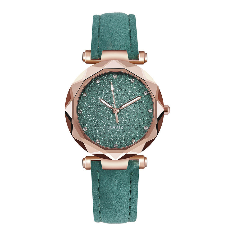 Starry Elegance Round Watch