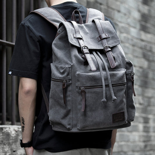 Vintage Canvas Travel Backpack