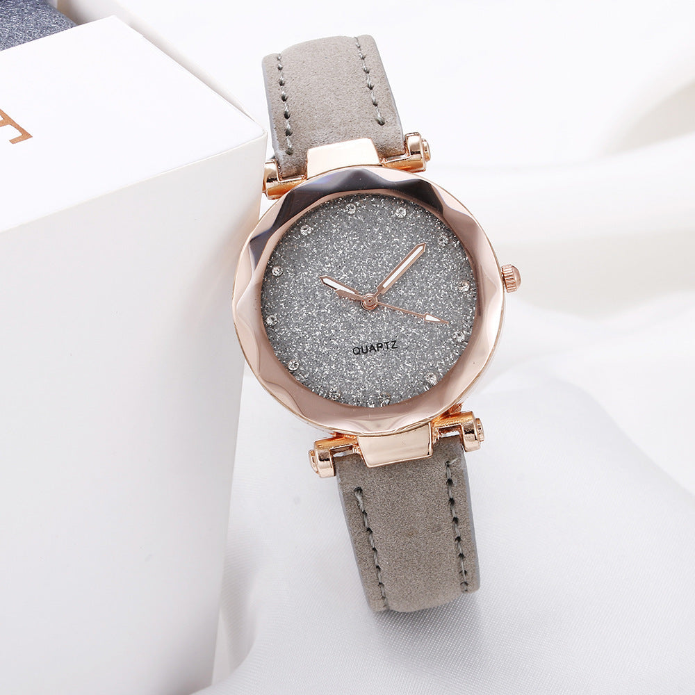 Starry Elegance Round Watch