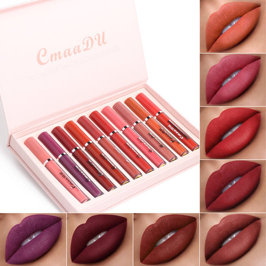 10-Pack Matte Lipstick Set