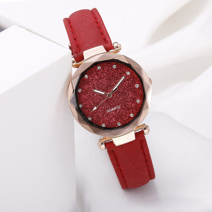 Starry Elegance Round Watch