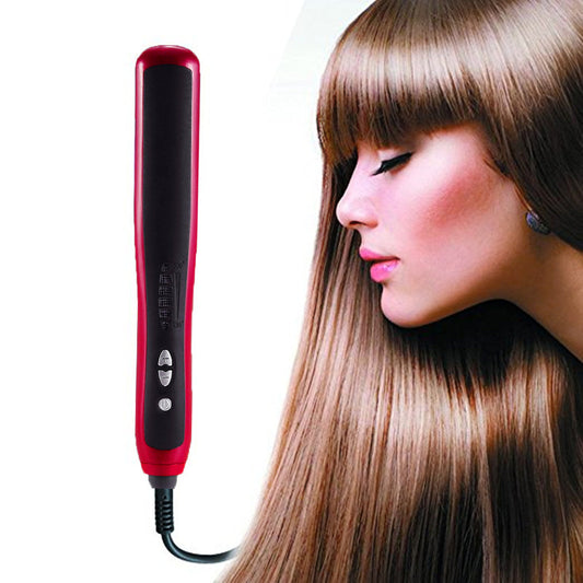 Red Ceramic Hair Straightener