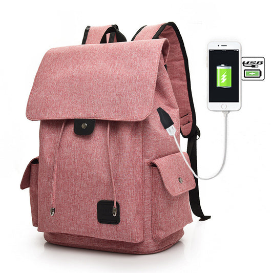 Trendy USB Charging Backpack