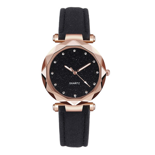 Starry Elegance Round Watch