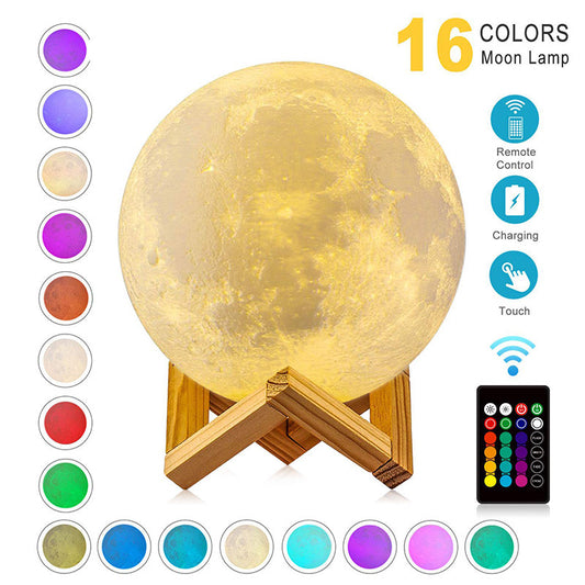 3D Moon Lamp Night Light