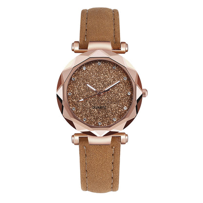 Starry Elegance Round Watch