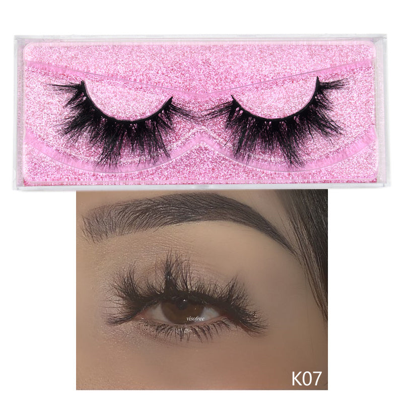 3D Glittered False Eyelashes