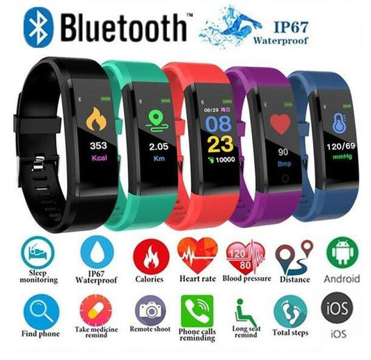 Smart Fitness Tracker Bracelet Watch