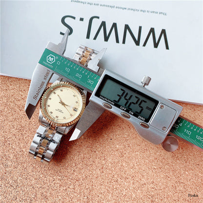 Classic Stainless Steel Mechanical Watch