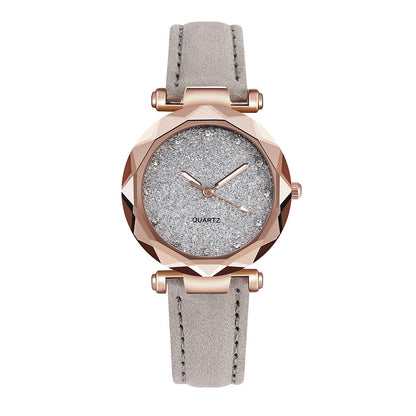 Starry Elegance Round Watch