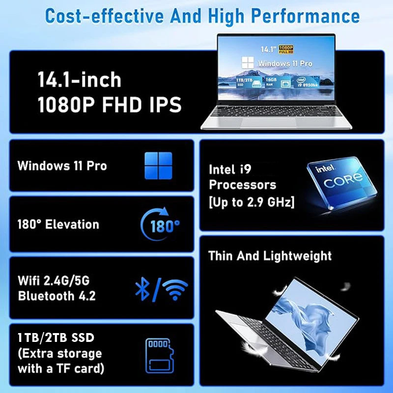 Intel i9 High-Performance Laptop