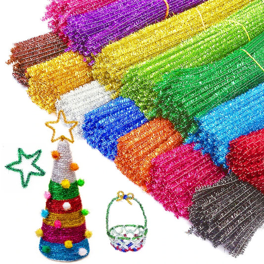 Sparkling Glitter Pipe Cleaners Set