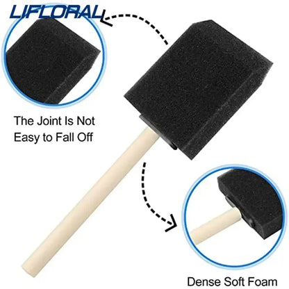 Versatile Foam Paint Brush Set