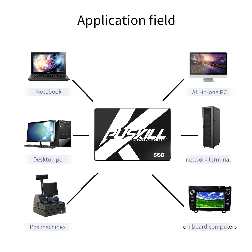 PUSKILL Ultimate SATA3 SSD Hard Drives