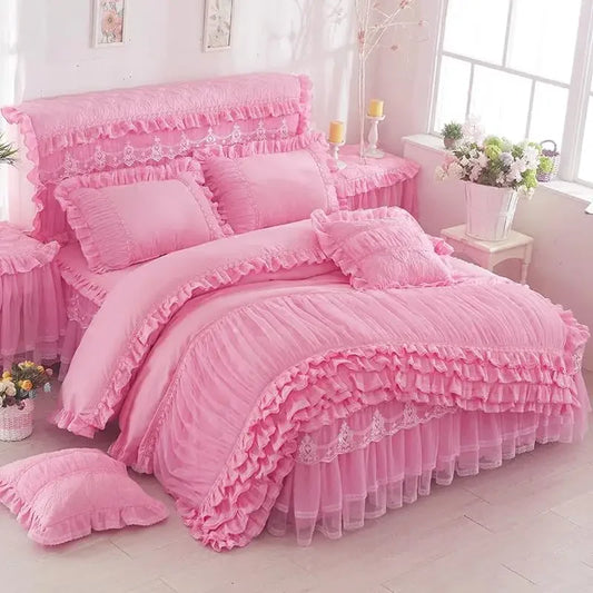 Luxury Lace Duvet Bedding Set