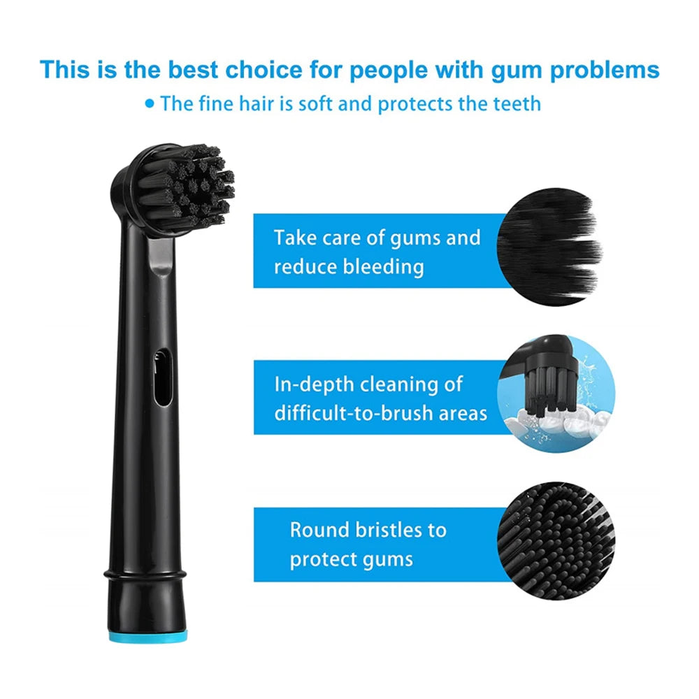 Charcoal Electric Toothbrush Heads