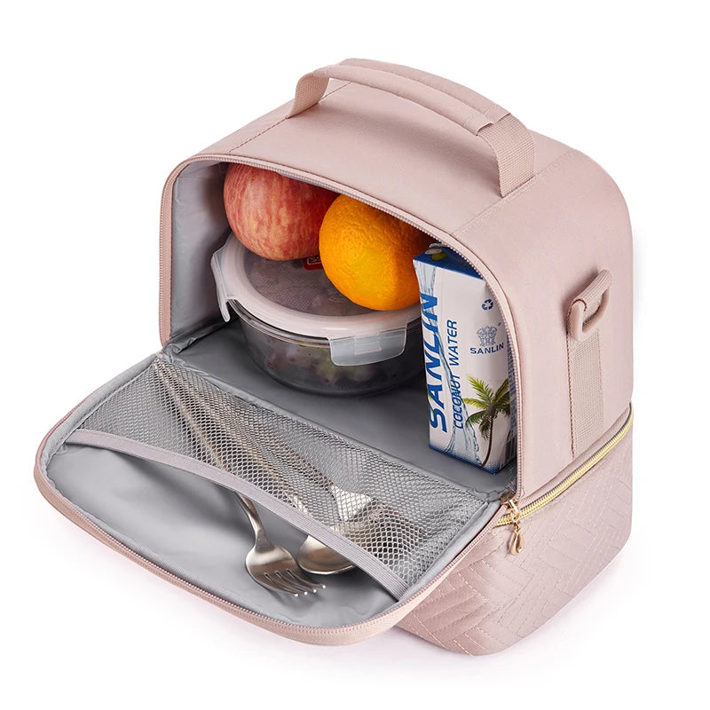 Dual-Deck Thermal Lunch Bag