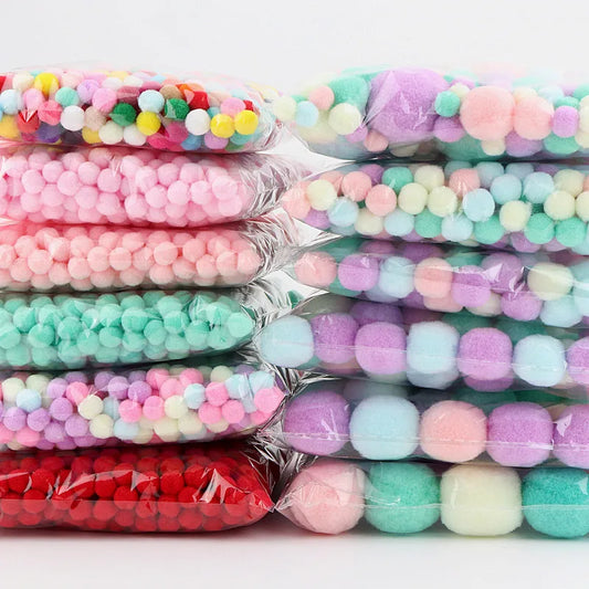 Fluffy Pom Poms for Crafts