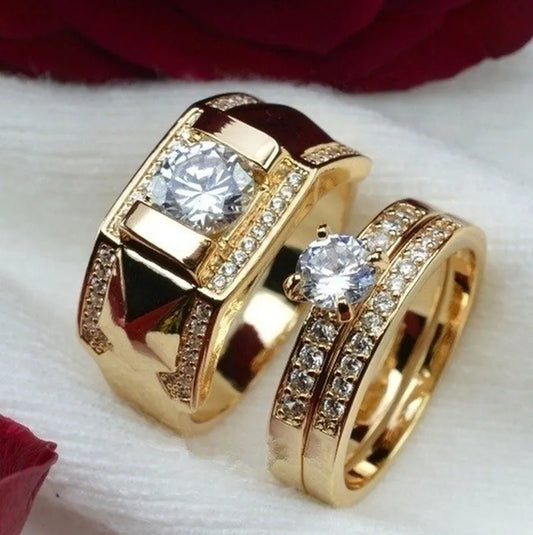 Luxury Zircon Bridal Ring