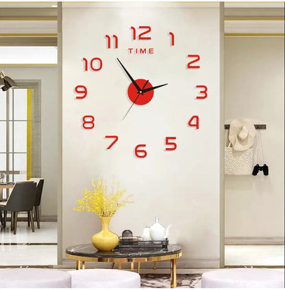 DIY Frameless Wall Clock