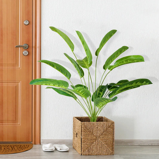 Artificial Tropical Banana Plant Decor