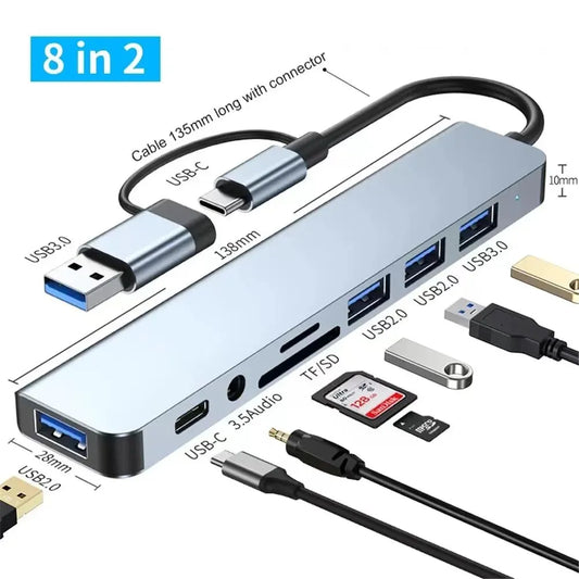 8-in-1 USB Docking Station