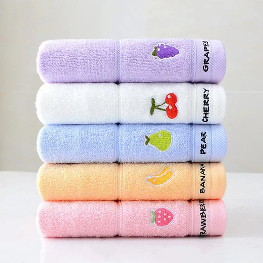 Soft Cotton Fruit Bath Towel