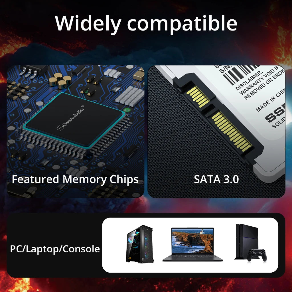 SomnAmbulist Sata3 Solid State Drives