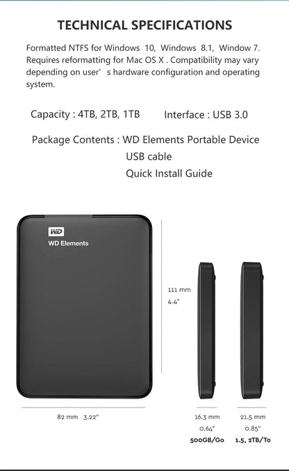 Western Digital Portable HDD