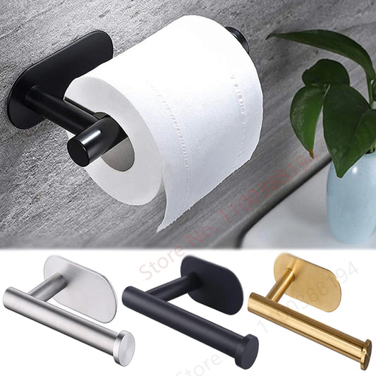 Stylish Adhesive Toilet Roll Holder