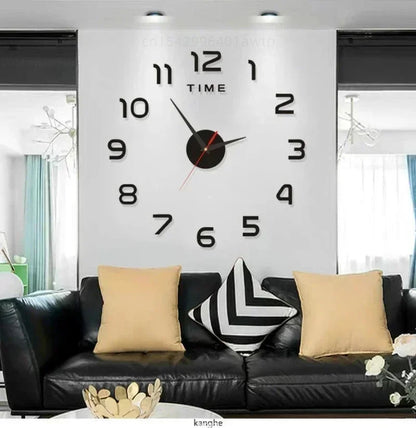 DIY Frameless Wall Clock