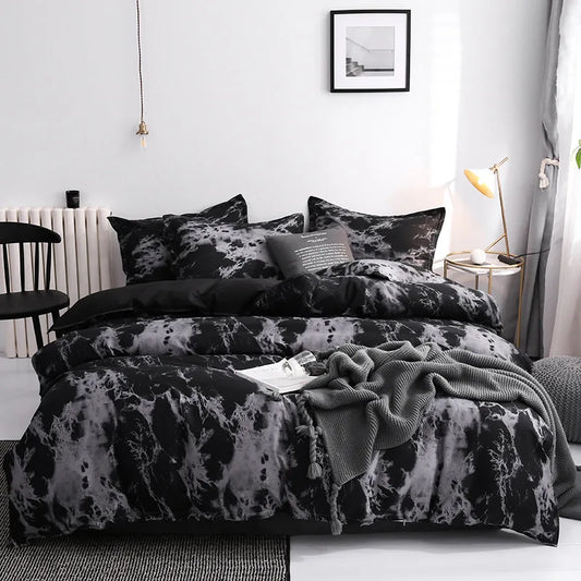 Elegant Black Duvet Set