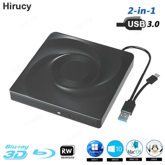 Hirucy External Blu-ray Burner