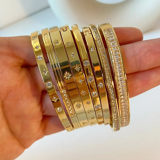 Eternal Shine Waterproof Bangle Bracelets