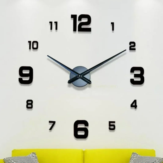 Custom 3D Mirror Digital Wall Clock