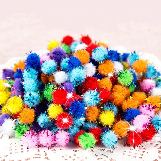 Glitter Pom Pom Craft Pack