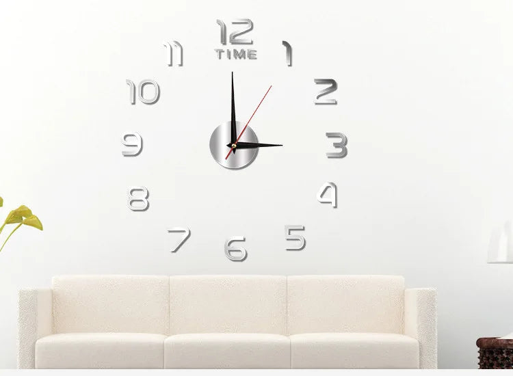 DIY Frameless Wall Clock