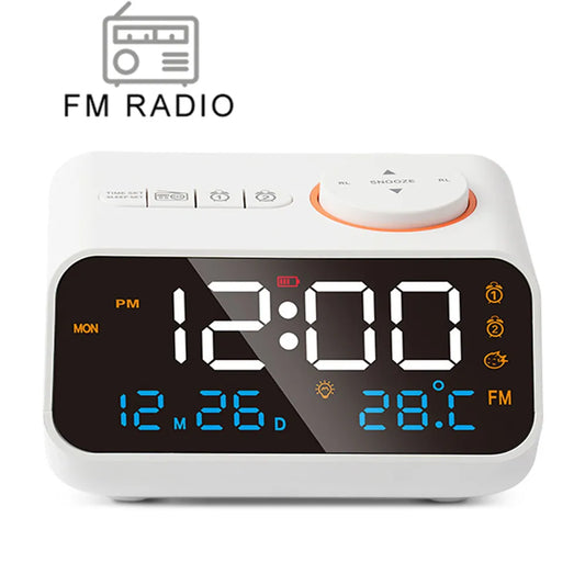 Modern LED FM Alarm Clock