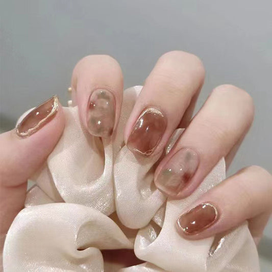 Handmade Camellia Nail Art