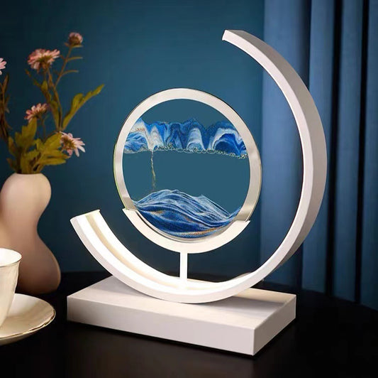 Elegant 3D Quicksand LED Lamp