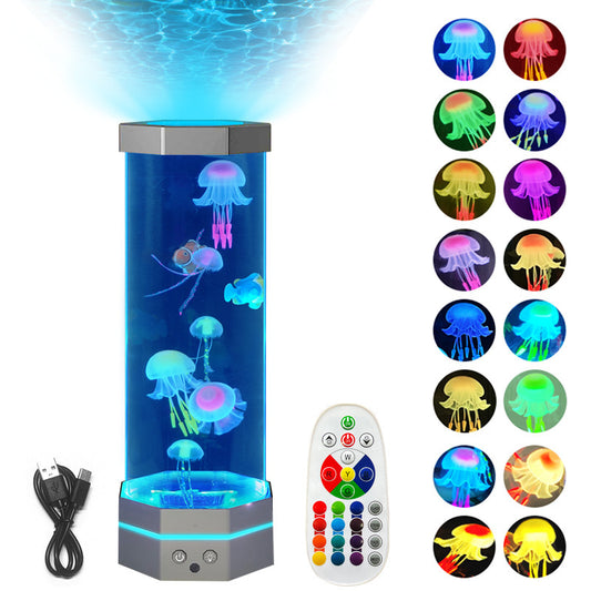 17-Color Jellyfish Lava Lamp