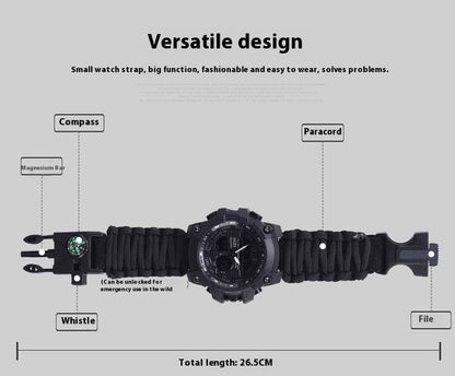 Tactical Survival Multifunction Watch