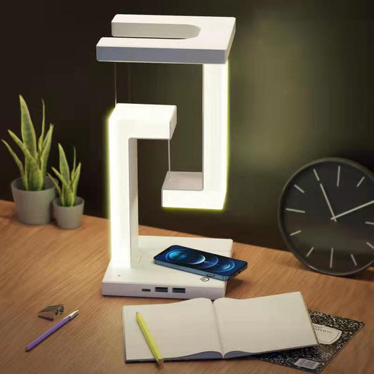 Floating Wireless Charging Table Lamp