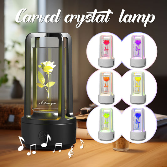 Crystal Lamp &amp; Bluetooth Speaker